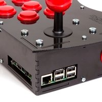 BASIC Arcade Controller Kit for Raspberry Pi - Cherry Red