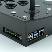 BASIC Arcade Controller Kit for Raspberry Pi - Stealth Black