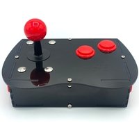 BASIC Mini Monster PC Engine Joystick Kit - Cherry Red