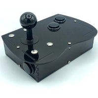 BASIC Mini Monster PC Engine Joystick Kit - Stealth Black