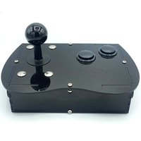 BASIC Mini Monster PC Engine Joystick Kit - Stealth Black