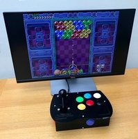 Clear Deluxe Arcade Controller Kit for Raspberry Pi - Classic