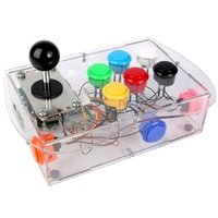 Clear Deluxe Arcade Controller Kit for Raspberry Pi - Classic