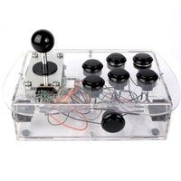 Clear Deluxe Arcade Controller Kit for Raspberry Pi - Stealth Black