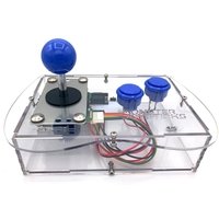 Clear Mini Monster Retro Gaming Joystick Kit - Hazy Purple