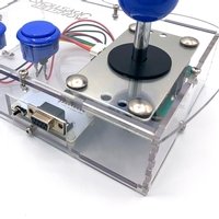 Clear Mini Monster Retro Gaming Joystick Kit - Hazy Purple