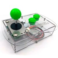 Clear Mini Monster Retro Gaming Joystick Kit - Jelly Green