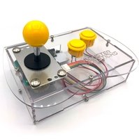 Clear Mini Monster Retro Gaming Joystick Kit - Mellow Yellow