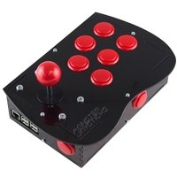 Deluxe Arcade Controller Kit for Raspberry Pi - Cherry Red