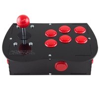 Deluxe Arcade Controller Kit for Raspberry Pi - Cherry Red