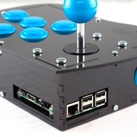 Deluxe Arcade Controller Kit for Raspberry Pi - Ice Blue