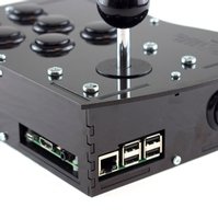 Deluxe Arcade Controller Kit for Raspberry Pi - Stealth Black