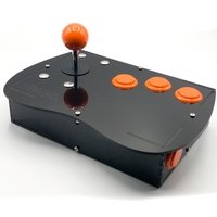 Deluxe Mega Drive/Genesis Retro Joystick Kit - Electric Orange