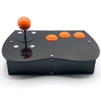 Deluxe Mega Drive/Genesis Retro Joystick Kit - Electric Orange