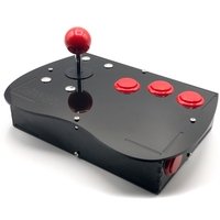 Deluxe Mega Drive/Genesis Retro Joystick Kit - Cherry Red