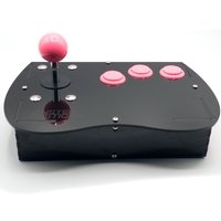 Deluxe Mega Drive/Genesis Retro Joystick Kit - Cyber Pink