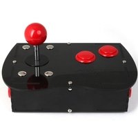 Deluxe Mini Monster PC Engine Joystick Kit - Cherry Red