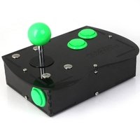 Deluxe Mini Monster PC Engine Joystick Kit - Jelly Green