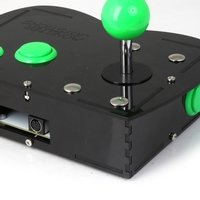 Deluxe Mini Monster PC Engine Joystick Kit - Jelly Green