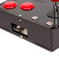 Deluxe Mini Monster Retro Gaming Joystick Kit - Cherry Red