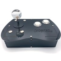 Deluxe Mini Monster Retro Gaming Joystick Kit - Crystal Clear