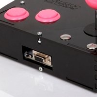 Deluxe Mini Monster Retro Gaming Joystick Kit - Cyber Pink