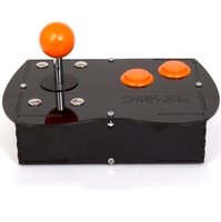 Deluxe Mini Monster Retro Gaming Joystick Kit - Electric Orange