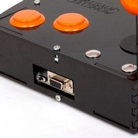 Deluxe Mini Monster Retro Gaming Joystick Kit - Electric Orange