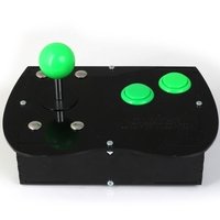 Deluxe Mini Monster Retro Gaming Joystick Kit - Jelly Green