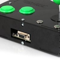 Deluxe Mini Monster Retro Gaming Joystick Kit - Jelly Green