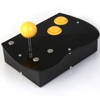 Deluxe Mini Monster Retro Gaming Joystick Kit - Mellow Yellow