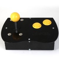 Deluxe Mini Monster Retro Gaming Joystick Kit - Mellow Yellow