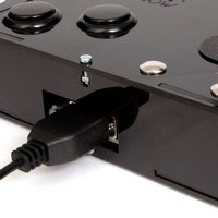 Deluxe Mini Monster Retro Gaming Joystick Kit - Stealth Black