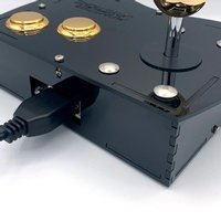 Deluxe Mini Monster Retro Gaming Joystick Kit - Victory Gold