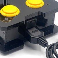 Micro Deluxe 8/16bit Retro Joystick - Cherry Red