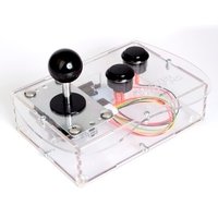 Clear Mini Monster Retro Gaming Joystick Kit - Stealth Black