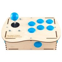 Plywood Deluxe Arcade Controller Kit for Raspberry Pi - Ice Blue