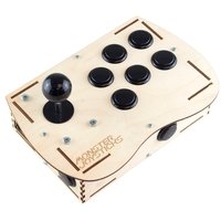 Plywood Deluxe Arcade Controller Kit for Raspberry Pi - Stealth Black