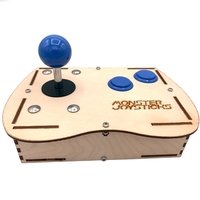 Plywood Mini Monster Retro Gaming Joystick Kit - Hazy Purple