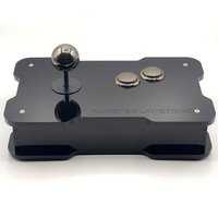 Super Deluxe 8/16bit Retro Joystick - Gunmetal Grey