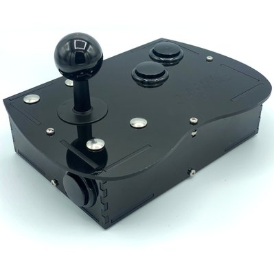 BASIC Mini Monster PC Engine Joystick Kit - Stealth Black