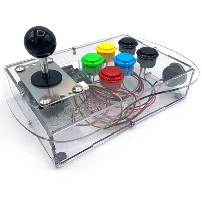 Clear Deluxe CD32 Retro Joystick Kit - Classic