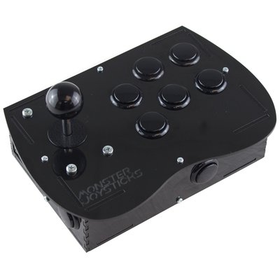 Deluxe Arcade Controller Kit for Raspberry Pi - Stealth Black