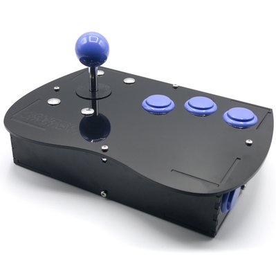 Deluxe Mega Drive/Genesis Retro Joystick Kit - Hazy Purple