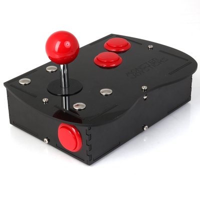 Deluxe Mini Monster PC Engine Joystick Kit - Cherry Red