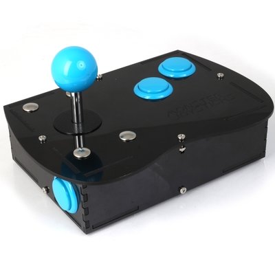 Deluxe Mini Monster PC Engine Joystick Kit - Ice Blue