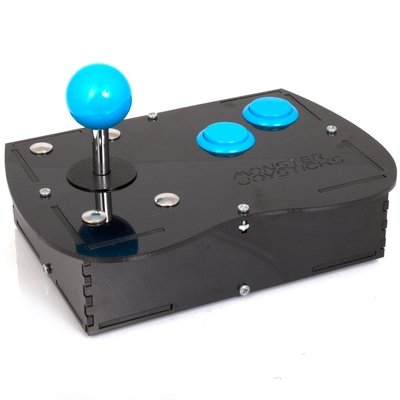 Deluxe Mini Monster Retro Gaming Joystick Kit - Ice Blue