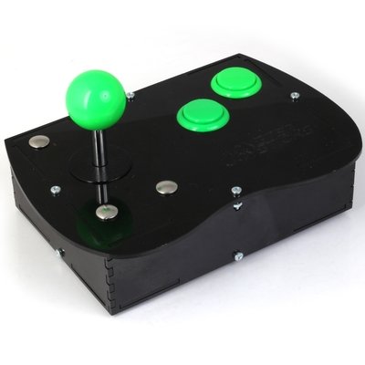 Deluxe Mini Monster Retro Gaming Joystick Kit - Jelly Green