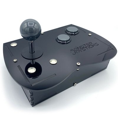 Deluxe Mini Monster Retro Gaming Joystick Kit -Stealth Grey