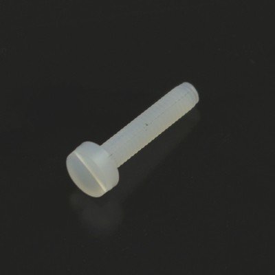 M2.5 x 12mm Nylon Slot Cheese Head Screw